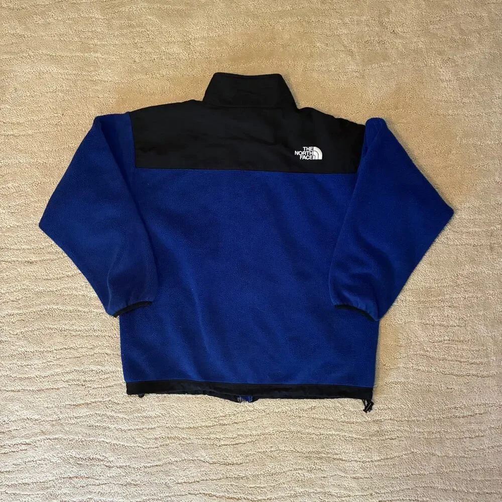 The North Face Youth Boys L Blue Denali Fleece Full Zip Jacket